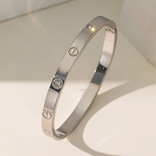 Stainless Couple Bangle (Set of 2 )