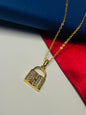Golden Lock Necklace