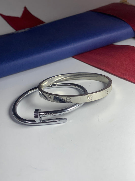Stainless Steel Bangle Set
