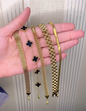 Gold Plated Bracelets - [Set of 5]