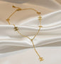 Interlocking Stainless Steel Double C Necklace