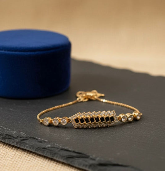 Golden Platted Up Down Bracelet