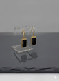 Golden Rectangular Earing